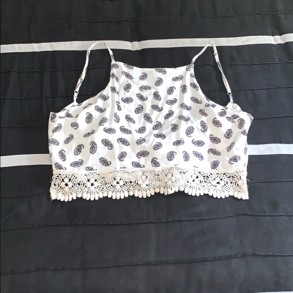 Abercrombie and Fitch backless crop top